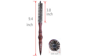 Perfehair Mini Boar Bristle Round Brush: Ideal for Short Hair