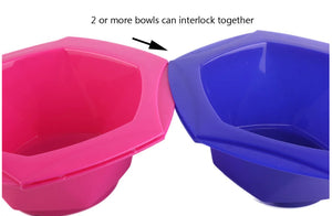 Perfehair Small Hair Coloring Kit: Mixing Bowls and Brush Set