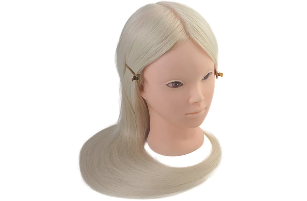 PERFEHAIR Doll Mannequin Head for Braiding Hair-26, Kids Styling Practice  Training Manikin Head for Girls