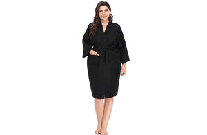 Perfehair Black Salon Robes Smocks for Clients: Stylish & Functional