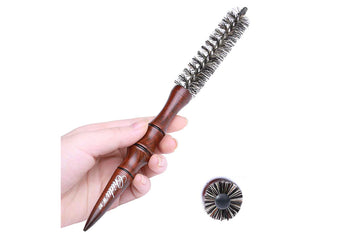 Perfehair Mini Boar Bristle Round Brush for Short Hair