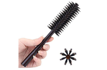 Perfehair Mini Round Boar Bristle Beard Brush for Men