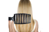 PERFEHAIR Natural Boar Bristle Hair Brush - Curved Vented Detangling Blow Dry Brush for Women Long, Thick, Thin, Curly Hair