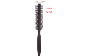 Perfehair Small Mini Round Hair Brush with Nylon Bristle