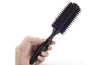 Perfehair Semi-Round Blow Drying Hair Brush with Natural Boar & Nylon Bristles