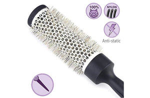 Perfehair Ceramic Round Brush: Ideal for Women's Blow Drying