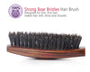 Perfehair 100% Wild Natural Boar Bristle Hair Brush With Wooden Handle for Men and Women's Thin, Fine Hair