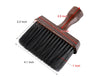 Perfehair Barber Neck Duster Brush for Hair Cutting, Soft Haircut Cleaning Dusting Brush-Wooden Handle