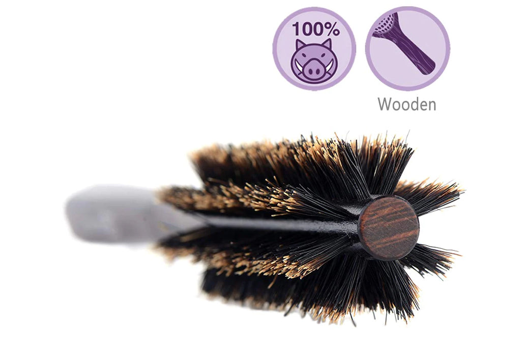 Perfehair Small Round Hair Brush: Ideal for Thin or Short Hair
